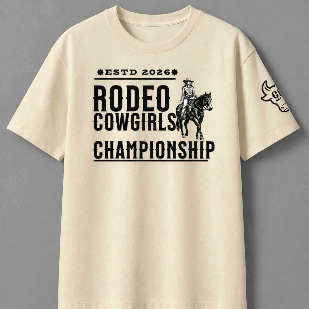 Official Rodeo Cowgirls Championship Tee